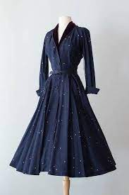 1950s Dress 1950swomensvintageclothing Vintage Elbise 50 Ler Giyim Klasik Elbiseler