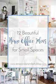 Painting your office is one way to tackle a small office design while giving the illusion of more space. 12 Beautiful Home Office Ideas For Small Spaces Sense Serendipity