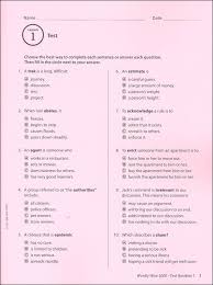 Answers for each lesson are included; Wordly Wise 3000 4th Edition Test Book 7 Educators Publishing Service 9780838877623