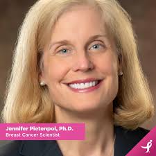 In celebration of #WomensHistoryMonth, we are recognizing #Komen Chief  Scientific Advisor and leading expert in #triplenegativebreastcancer (TNBC)  Jennifer Pietenpol, Ph.D., who co-led a study with former Komen Grantee Brian  Lehmann, Ph.D., that