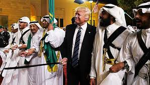 Image result for Trump's crazy saudi speech