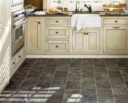 These planks have a wood effect in many different styles including oak in various colours, walnut, timber and more modern styles in grey and dark grey. Pickled Oak Cabinets Dark Floors Best Black Vinyl Sheet Flooring For Small Kitchen With Old And Vin Vinyl Flooring Kitchen Vinyl Flooring Best Vinyl Flooring