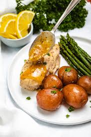 Combine spices in a small bowl and sprinkle the mixture on both sides of chicken thighs. Lemon Garlic Instant Pot Chicken And Potatoes The Recipe Well