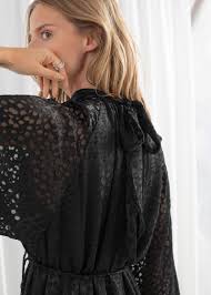 Silk Blend Maxi Leopard Dress Black Maxi Dresses Other Stories Leopard Maxi Dress Leopard Dress Dresses