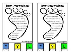 inner conversation cards comprehension toolkit footprints