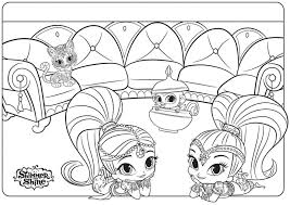 When we think of october holidays, most of us think of halloween. Shimmer And Shine Coloring Pages Print For Free Best Collection