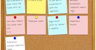 Css3 Cork Board With Sticky Notes