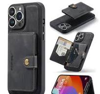 Shockproof Leather 2in1 Magnetic Back Wallet Stand Case ...