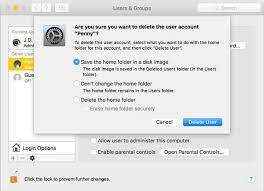 I recently migrated to a new macbook pro. Deleting User Accounts On A Mac The New York Times