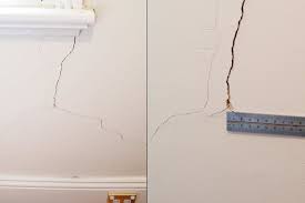If the drywall is swollen or soft, you will want to replace the section. Houses Are Cracking In The Dry Hot Weather But When Should You Start To Worry Abc News