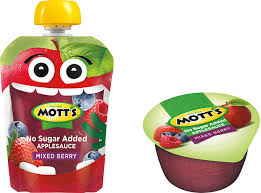 mott s no sugar added applesauce apple