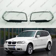 Once the cap is laid back, reach in and carefully work the base of the bulb. New Original Headlight Headlamp Lens Plastic Cover Pair Bmw X3 E83 Buy Online In Aruba At Aruba Desertcart Com Productid 42727798
