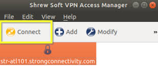 Click over it to launch it. Ipsec Setup Ubuntu 18 0 Shrewsoft Vpn Access Manager Strongvpn