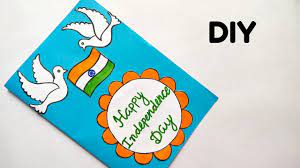 This video shows how to make republic day and independence day handmade card with tricolors of indian national flag. How To Make Greeting Card For Independence Republic Day Diy Independence Day Card Making Ideas Youtube