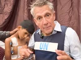 UNICEF's James Elder confronted by the cries of children in Gaza
