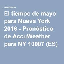 El Tiempo De Mayo Para Nueva York 2016 Nueva York Tiempos Mayo