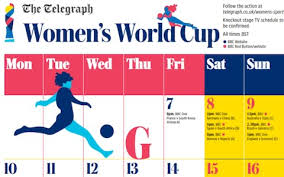 Print Your Fifa Womens World Cup 2019 Calendar