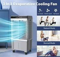 LifePlus 20L Portable Evaporative Air Cooler Fan Humidifier Indoor/Outdoor  5.3Gallon 1800CFM for Commercial Patio Office Shop