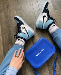 Air Jordan 1 Retro High Unc Patent In 2020 Nike Fashion Shoes Nike Shoes Jordans Jordan Shoes Girls