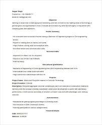 A freshers resume should include the skills and importantly how ready you are for the job. Personal Skill For Resume Civil Engineer Fresher Format Marketing Job Hudsonradc
