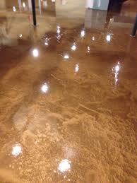 Commercial Entry Floor With Metallic Epoxy This Floor Is With Mojave Sand Lava Flow Color Flooring Metallic Epoxy Floor Epoxy Floor