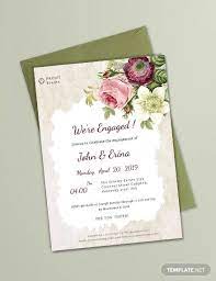 Create your invitation card now. 50 Printable Engagement Invitation Templates Psd Ai Free Premium Templates