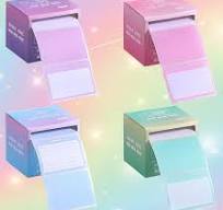 4 Pack Pull Out Type Sticky Notes, 1024 Sheets Sticky Notes Roll Tape with  Pull Out Dispenser Boxes, Colorful Self-Stick Memo Pads Sticker Label for  ...