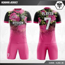 Menerapak desain baju futsal yang sederhana. Desain Baju Bola Warna Pink Yang Bagus