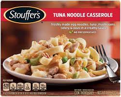 Everybody needs a good tuna casserole recipe in her repertoire. Tuna Noodle Casserole Frozen Meal Official Stouffer S