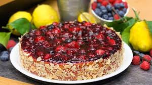 150 g mehl 1 tl backpulver. Wir In Bayern Rezept Sauerrahmkuchen Mit Beerengrutze Rezepte Wir In Bayern Br Fernsehen Fernsehen Br De