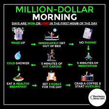 Here S A Morning Routine To Aim For Entrepreneurship Entrepreneur Entrepreneurmindset Business Motivation Millionaire Mindset Quotes Study Motivation Quotes