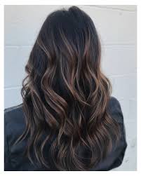 Black And Dark Brown Balayage 60 Hairstyles Featuring Dark Brown Hair With Highlights Dark Hair Balayage Black 2 Brown Balay In 2020 Hair Color For Black Hair Hair Highlights Long Hair Styles