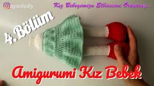 Amigurumi Kiz Bebek Yapimi 4 Bolum Kol Ve Elbise Yapilisi Orgu Oyunca Amigurumi Orgu Bebek