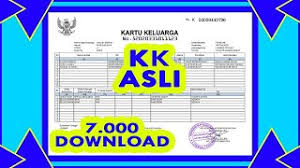 Download blangko kk kosong asli. Cara Membuat Kartu Keluarga Di Microsoft Excel Youtube