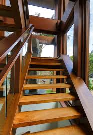 Assembled wood spiral staircases can be produced and shipped as 8' wide units in one piece. Teak Wood Stair Treads Floor Transitions Indoteak Design Staircase Design Wood Stair Treads Wood House Design