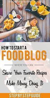 How To Start A Blog In 10 Easy Steps Food Blog Food Start Food Blog