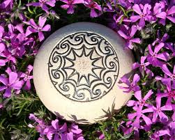 Kugel Ornament Gartenkeramik Rosenkugel Gartenkeramik Gartendekoration Ornamente