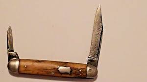 Included in this set is one of the 3 california gold celluloid small toothpicks, one of the 3 7/8 california gold celluloid stockmans, one of the 4 california gold celluloid whittlers, featuring stainless steel blade. Vintage Old E C Simmons St Louis 2 Blade Pocket Knife 35 95 Picclick