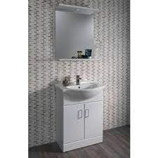 Sienna White 65 Vanity Unit Basin Now 119 99 Half Price White Bathroom Furniture Vanity Units Basin