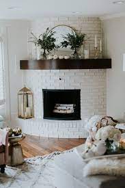 How To Decorate Your Home For Fall Cella Jane Curved Fireplace Fireplace Decor Farm House Living Room