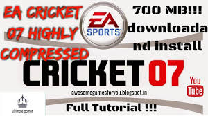 The cover photo of this sport simulation game project show the famous cricketer andrew flintoff. Ea Sports Cricket 07 Highly Compressed Only 700 Mb Download And Install Youtube