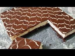 حلوى راقية بالشكلاط و كريمة الفاني سهلة جدا و من الذ ما يكون Youtube Desserts Food Brownie