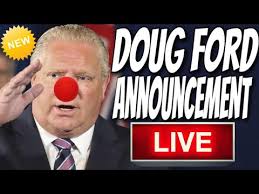He will be joined by minister of education stephen lecce and minister of health christine elliott for the 1 p.m. New Watching Doug Ford S Ontario Shutdown Announcement Live Youtube