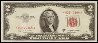 Antique Money Prices For Two Dollar 1953 Legal Tenders