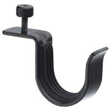Betydlig Support De Tringle A Rideau Noir Ikea Tringle Rideau Rideaux Noirs Tringle