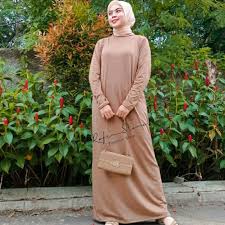 Jual futuristik cardigan panjang long outer chiffon felisha. Gamis Manset Lengan Panjang Gamis Manset Kaos Premium Shopee Indonesia