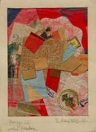 Kurt Schwitters Merzz 53 Red Bonbon Merzz 53 Rotes Bonbon 1920 Kurt Schwitters Art Guggenheim Museum