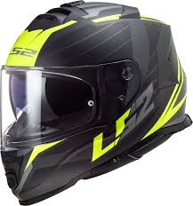 Ls2 Ff800 Storm Nerve Integral Helmet Matt Black Neon Yellow 3xl Black Neon Neon Yellow Helmet