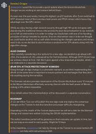 Gincoin mining profit with the most accurate calculation method. Gin Platform On Twitter Upcoming Gincoin Blockchain Changes Mining Algorithm Change To X16rt Dpow Delayed Proof Of Work 51 Attack Protection From Komodo Code And Testnet For The Algo Change