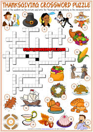 You'll find a variety of options when you find yourself searching for printable thanksgiving puzzles. Thanksgiving Esl Printable Crossword Puzzle Worksheet For Kids
